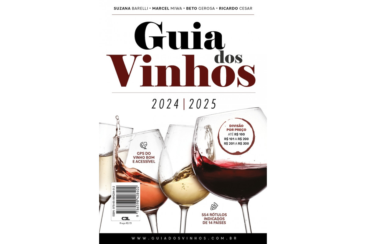 Vem aí o Guia dos Vinhos 2024/2025