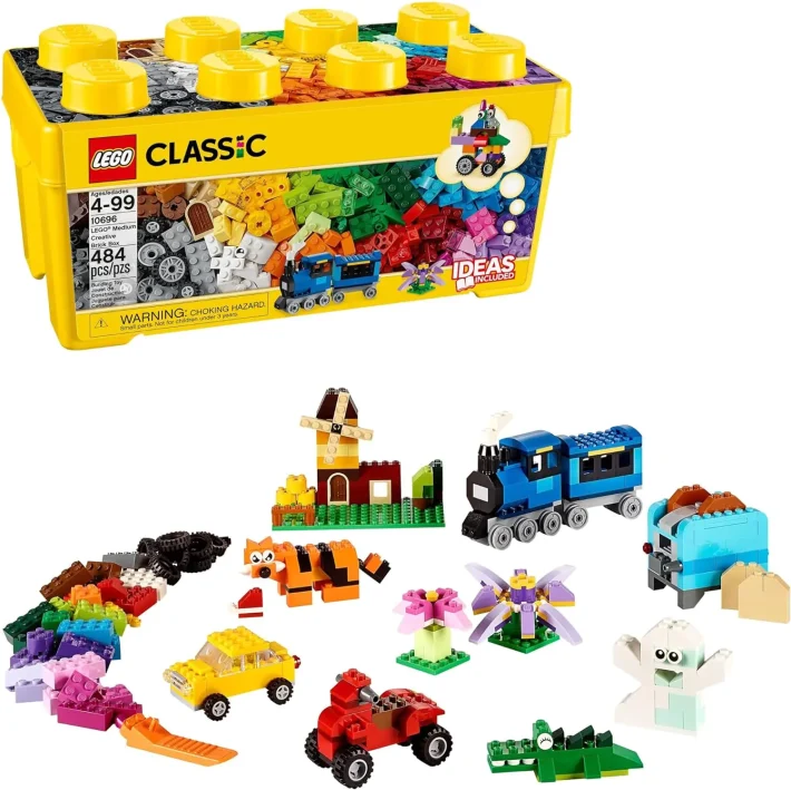 Brinquedo educativo infantil-30 pecinhas criativas de empilhar e  criar-super oferta Mês das Crianças em Promoção na Americanas