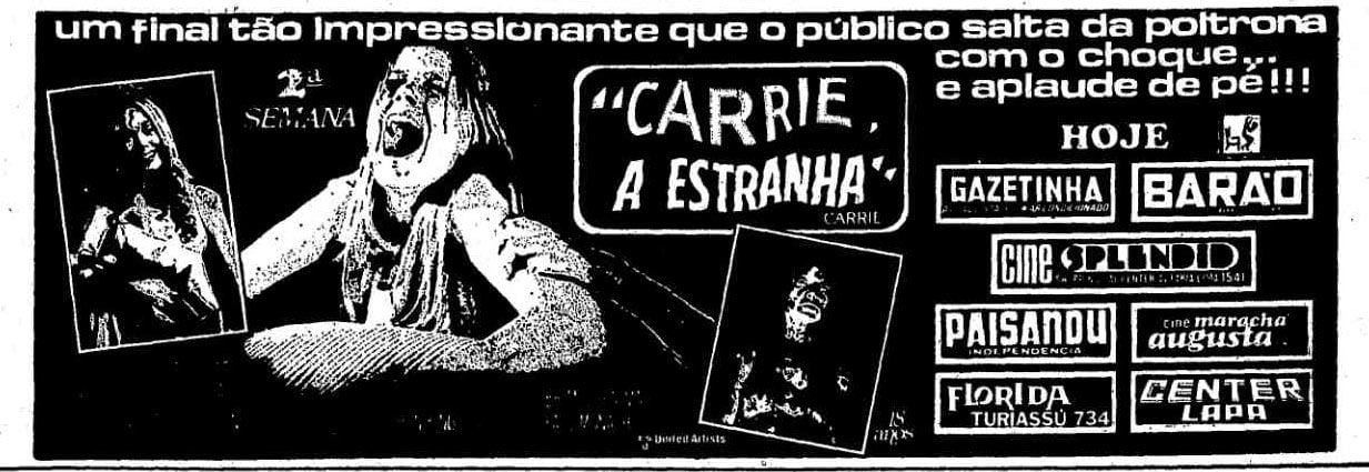 Cartazes de filmes clássicos de terror - Acervo - Estadão