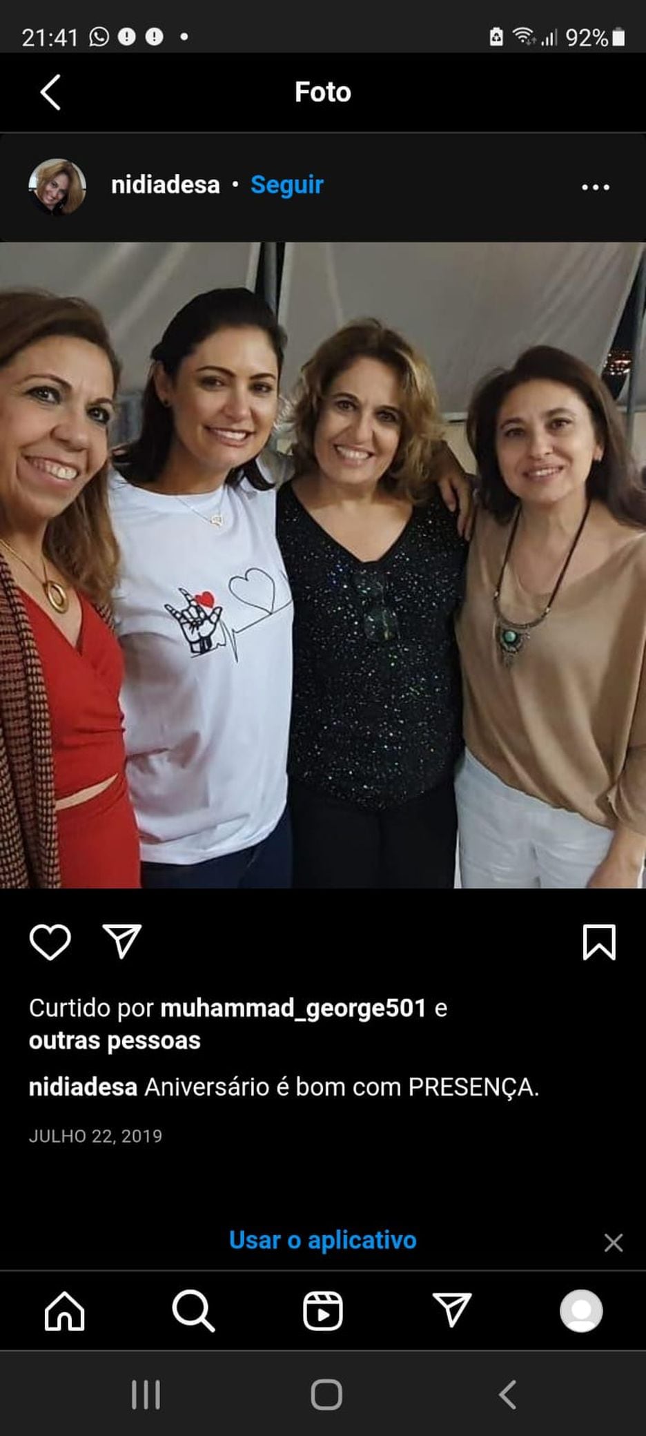 Nidia de Sá, nome mais frequente na lista de visitas a Michelle Bolsonaro no Alvorada