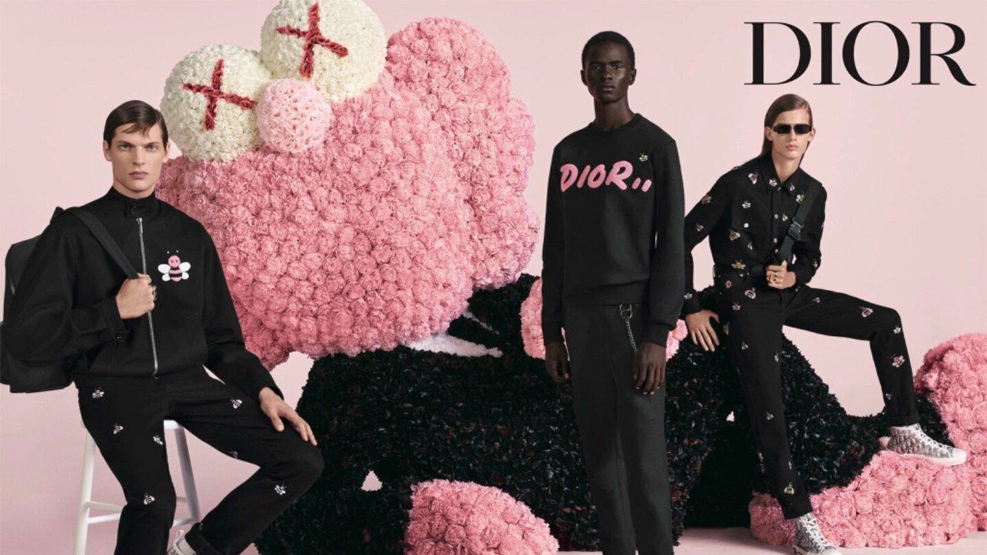 Artista plástico cria escultura de flores para campanha da Dior