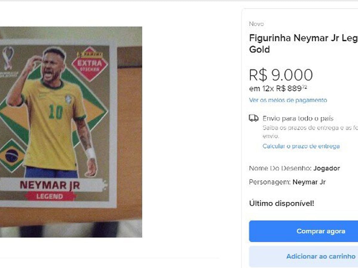 Após encontrar figurinha de bronze do Neymar, menino vibra e decide não  vendê-la: O álbum fica mais valioso - Revista Crescer, Educação