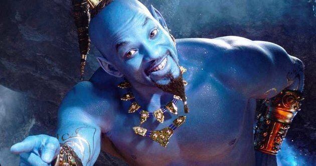 ALADDIN (2019)  Trailer com Will Smith como o gênio azul que canta 