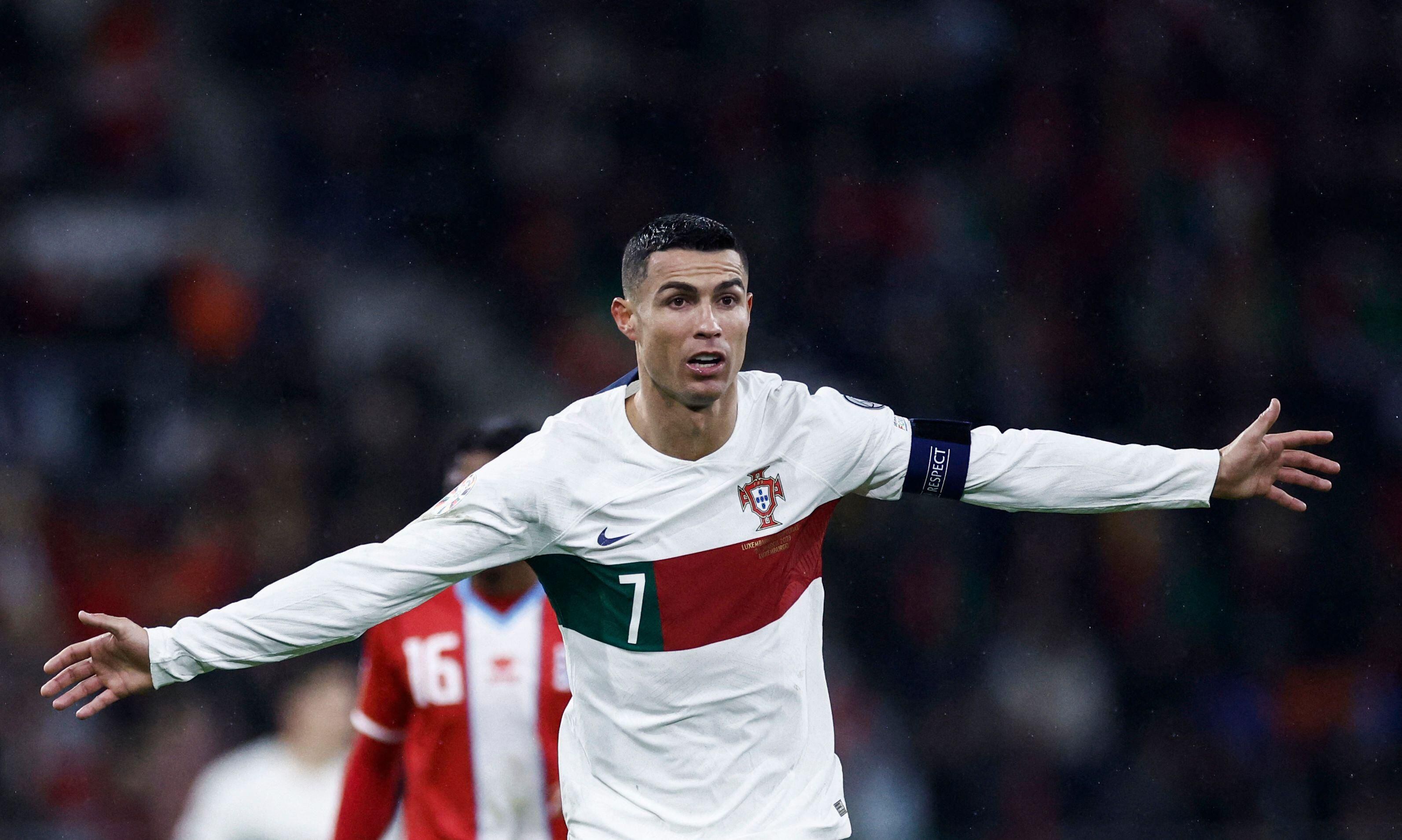 Com gol de CR7, Portugal vira sobre Luxemburgo nas Eliminatórias