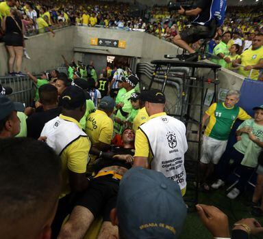 Brasil x Argentina: jogo começa atrasado após pancadaria no Maracanã