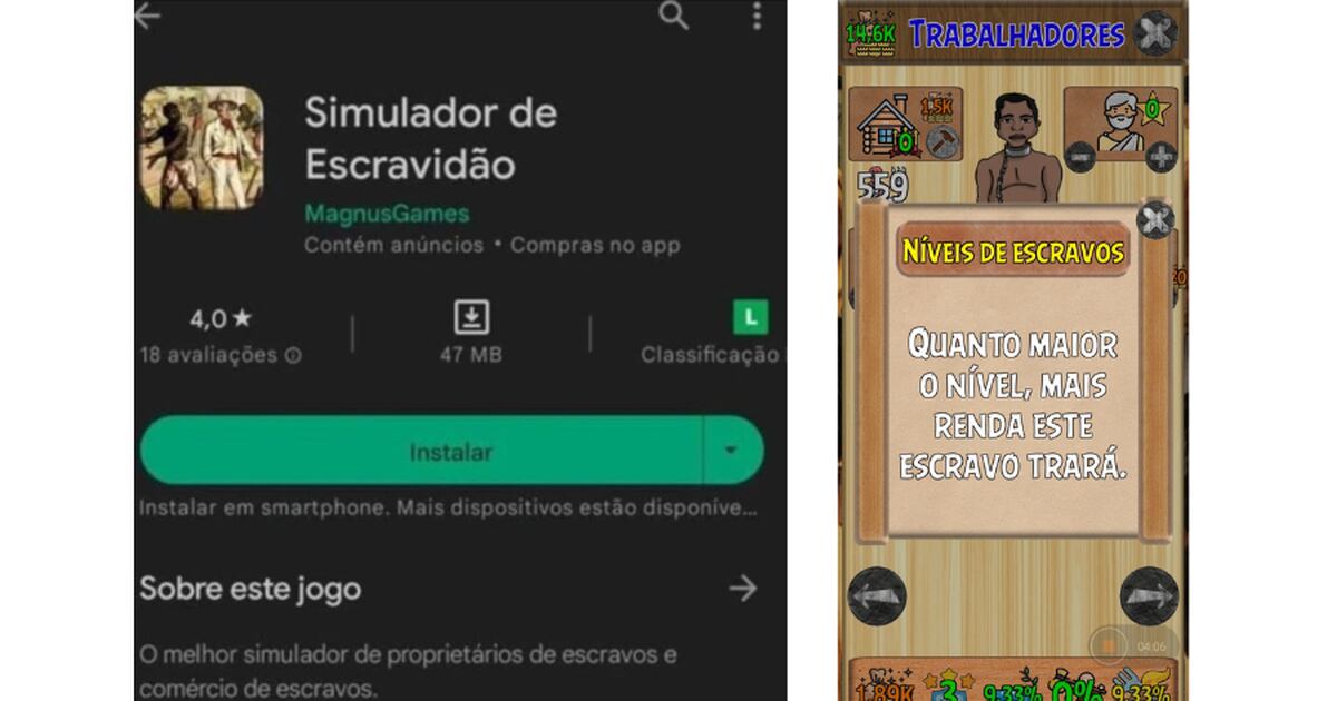A Postagem  Após apagar jogo de escravidão, Google mantém aplicativo que  simula ataques a escolas