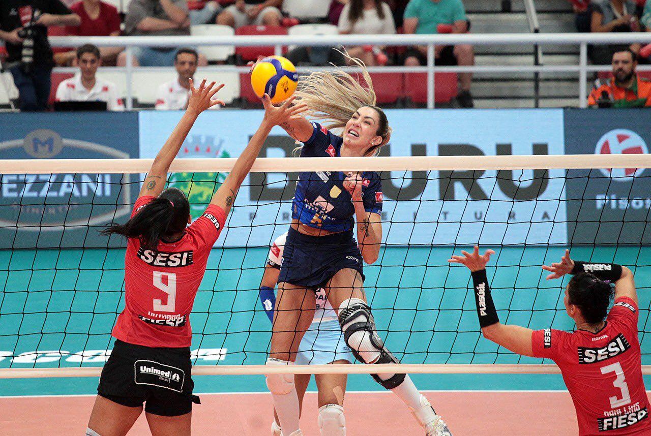 Sesi-Bauru vence o Minas e garante taça inédita da Supercopa de vôlei