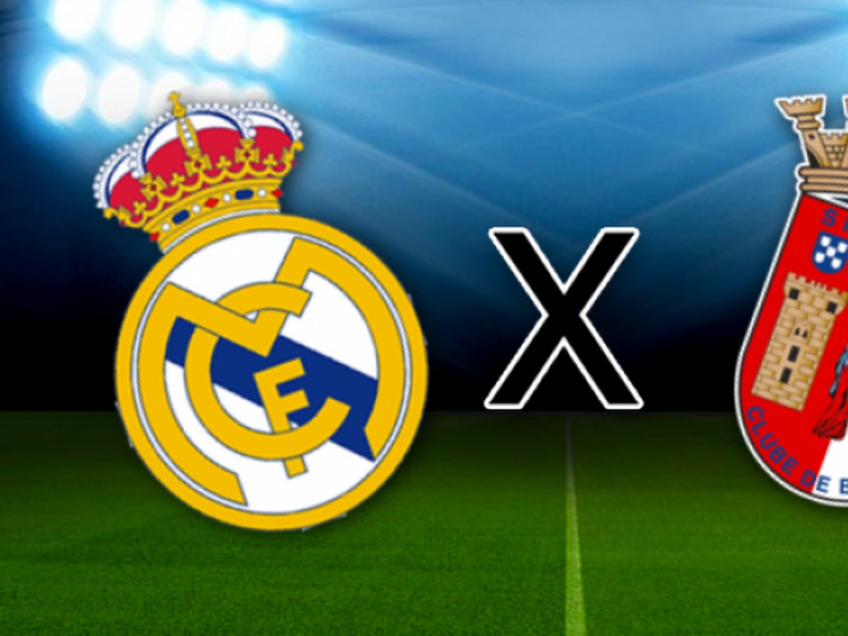Real Madrid x Braga: Confira onde assistir jogo do Real Madrid e Braga ao  vivo; veja horário e escalação