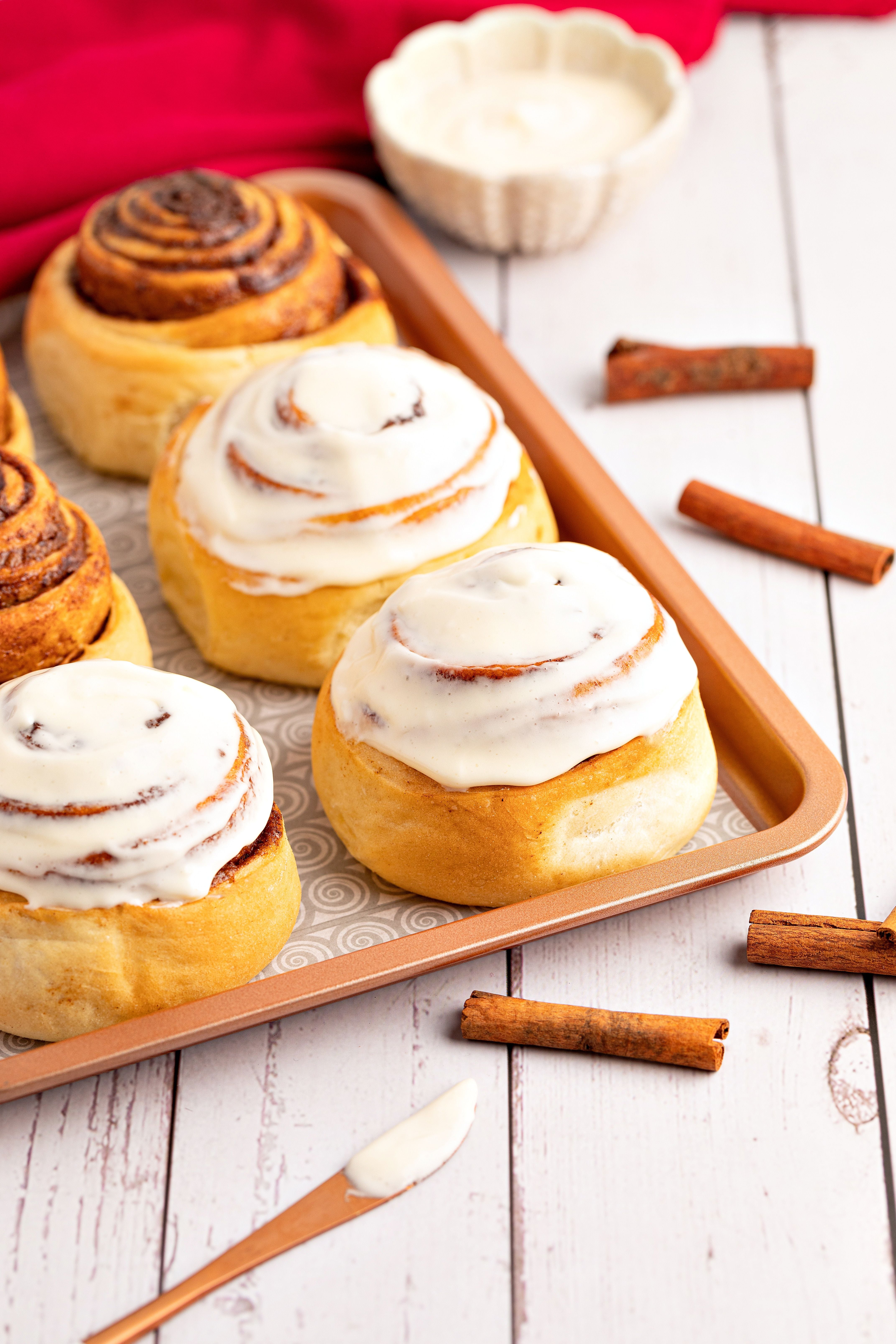 Cinnamon rolls (pãezinhos doces de canela)