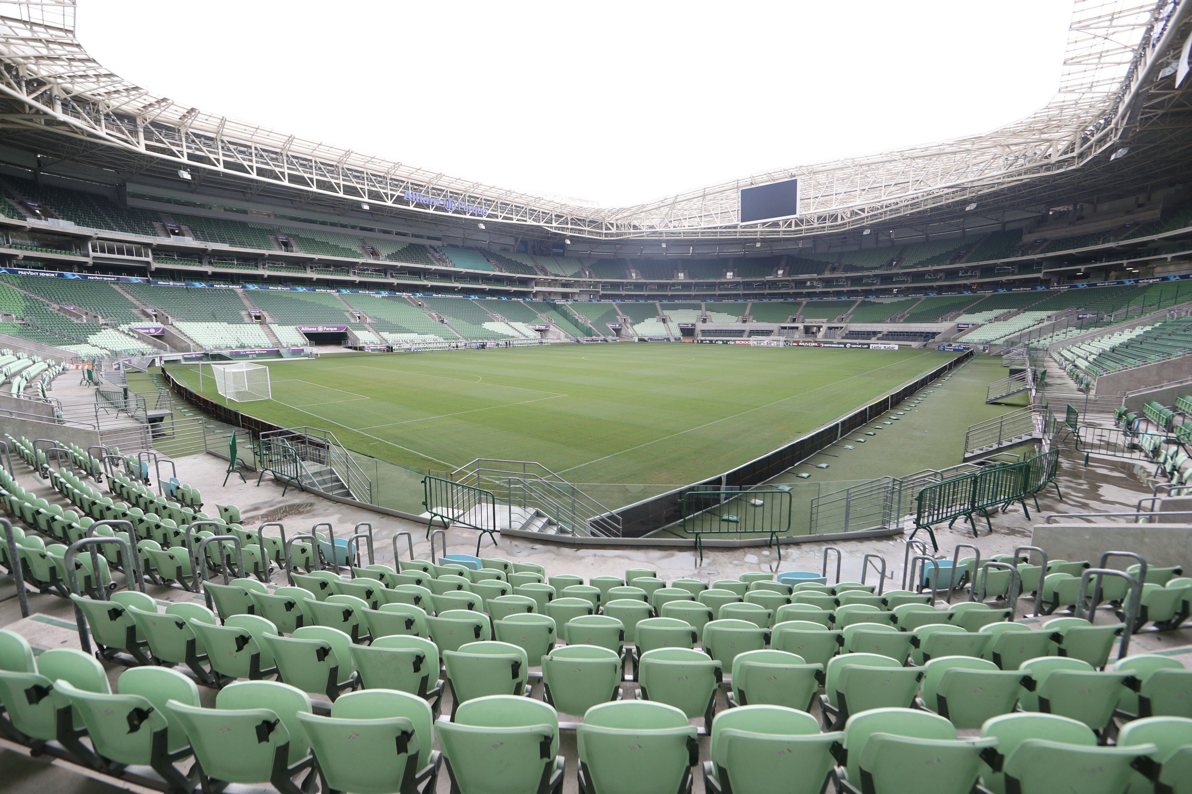 SÃO PAULO, SP - 10.07.2021: PALMEIRAS X SANTOS - Marinho during the game  between Palmeiras and Santos held at Allianz Parque in São Paulo, SP,  Brazil on July 10, 2021. The match