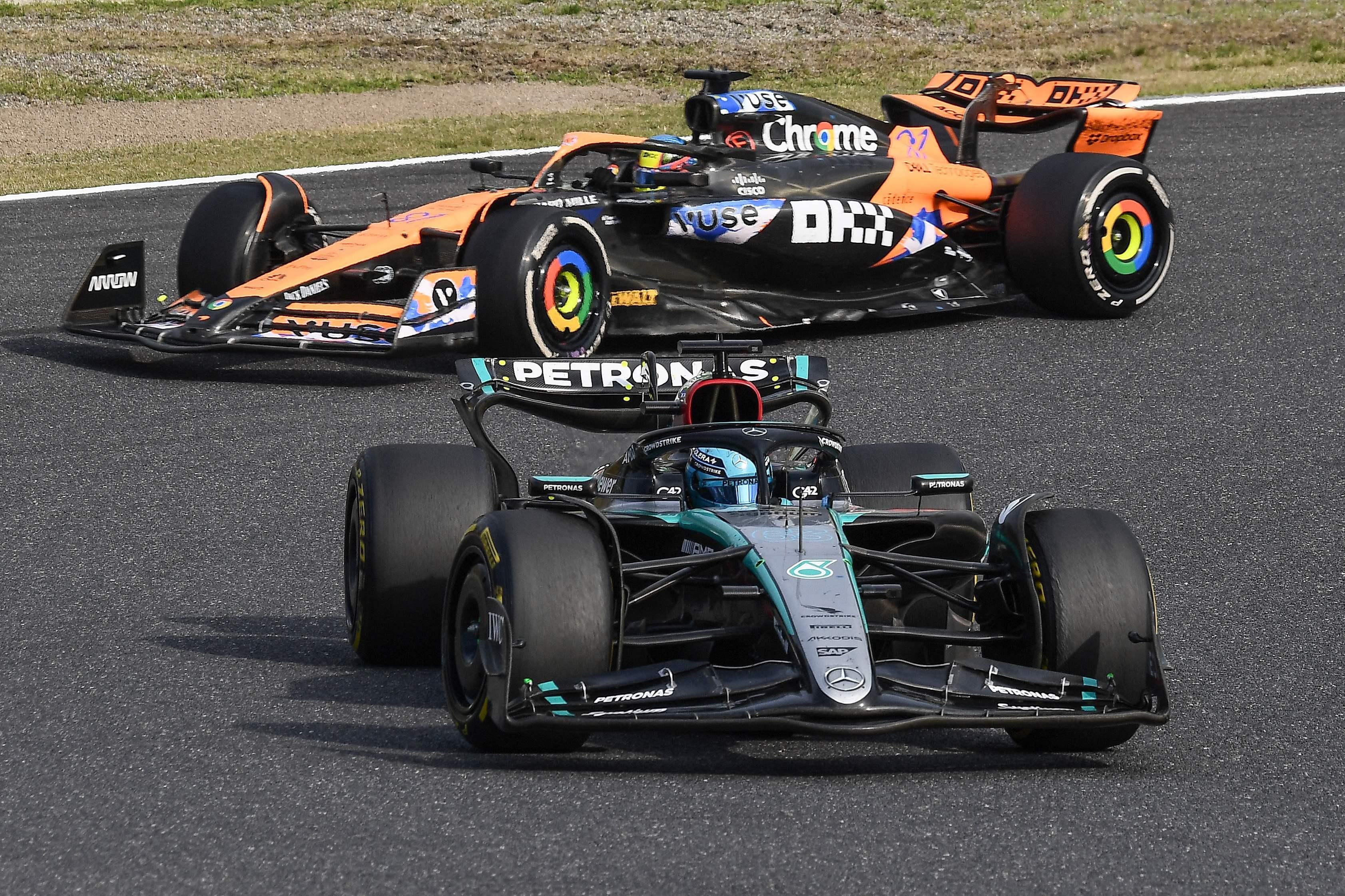 F1: Russell escapa de punição por dividida com Piastri e mantém 7º lugar no  Japão; entenda - Estadão