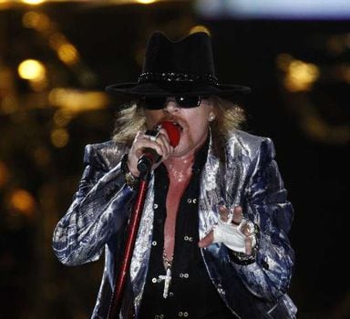 Axl Rose, do Guns N' Roses, recebe críticas após apresentação no